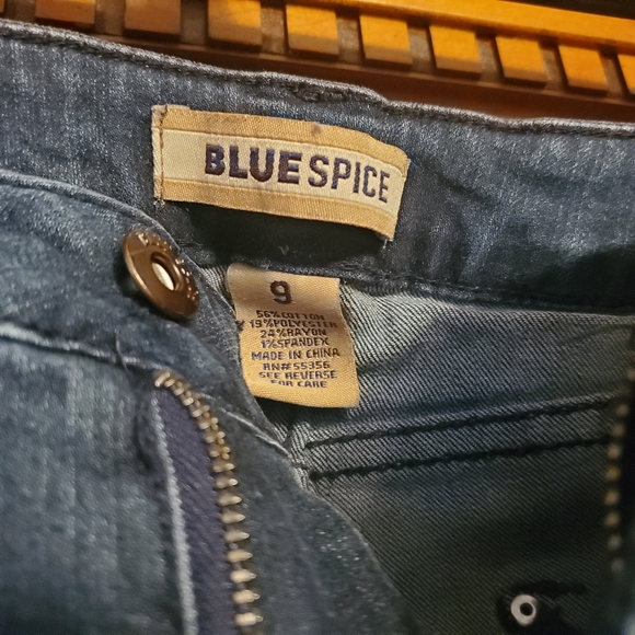 Sale Blue Spice Stretch Skinny Jeans 9 - Picture 3 of 4